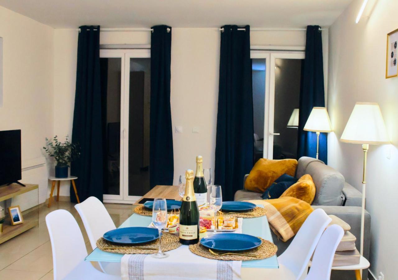 Appartement-Paris-Disney-Terrasse-Jardin-Parking Vaires-sur-Marne Exterior photo